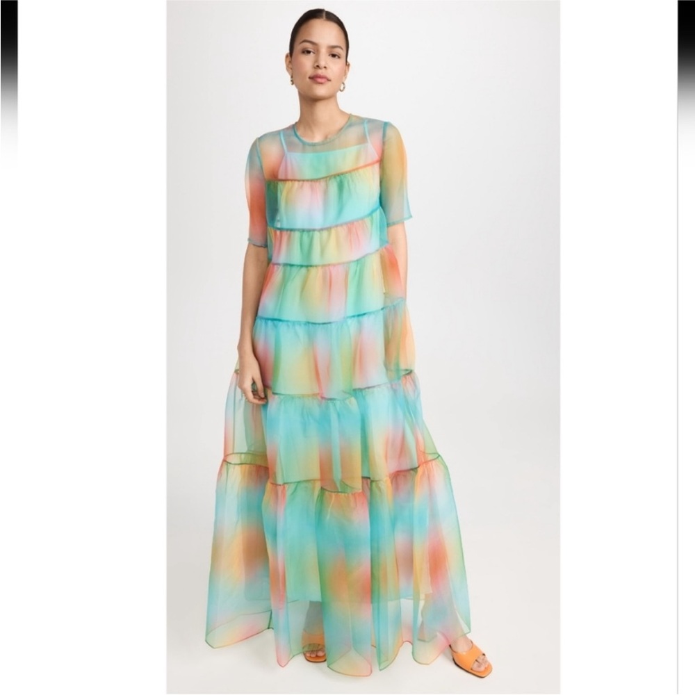 Staud hyacinth maxi dress